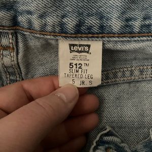 512 taper leg slim fit distressed excellent condition